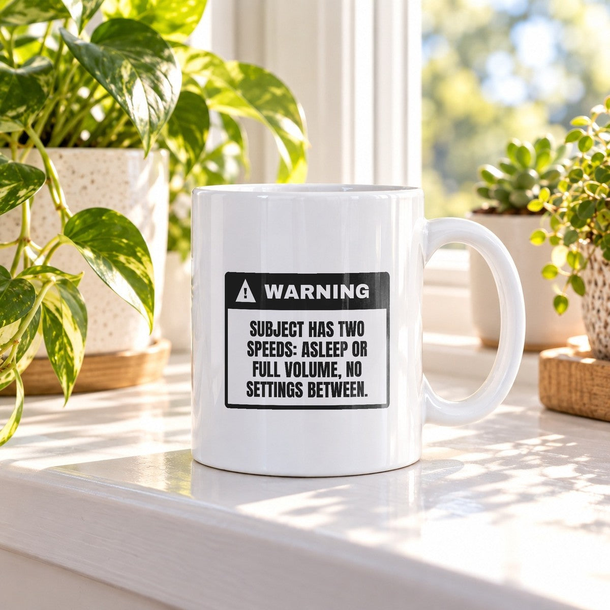 Boy Mom Coffee Mug Two Speeds Asleep Or Loud - photo 3