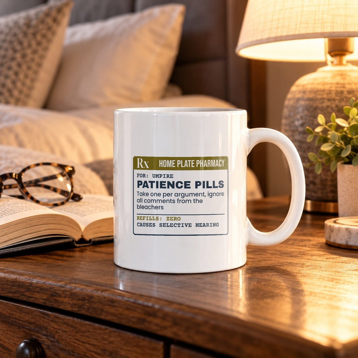 Umpire Patience Pills Coffee Mug For Softball - photo 2