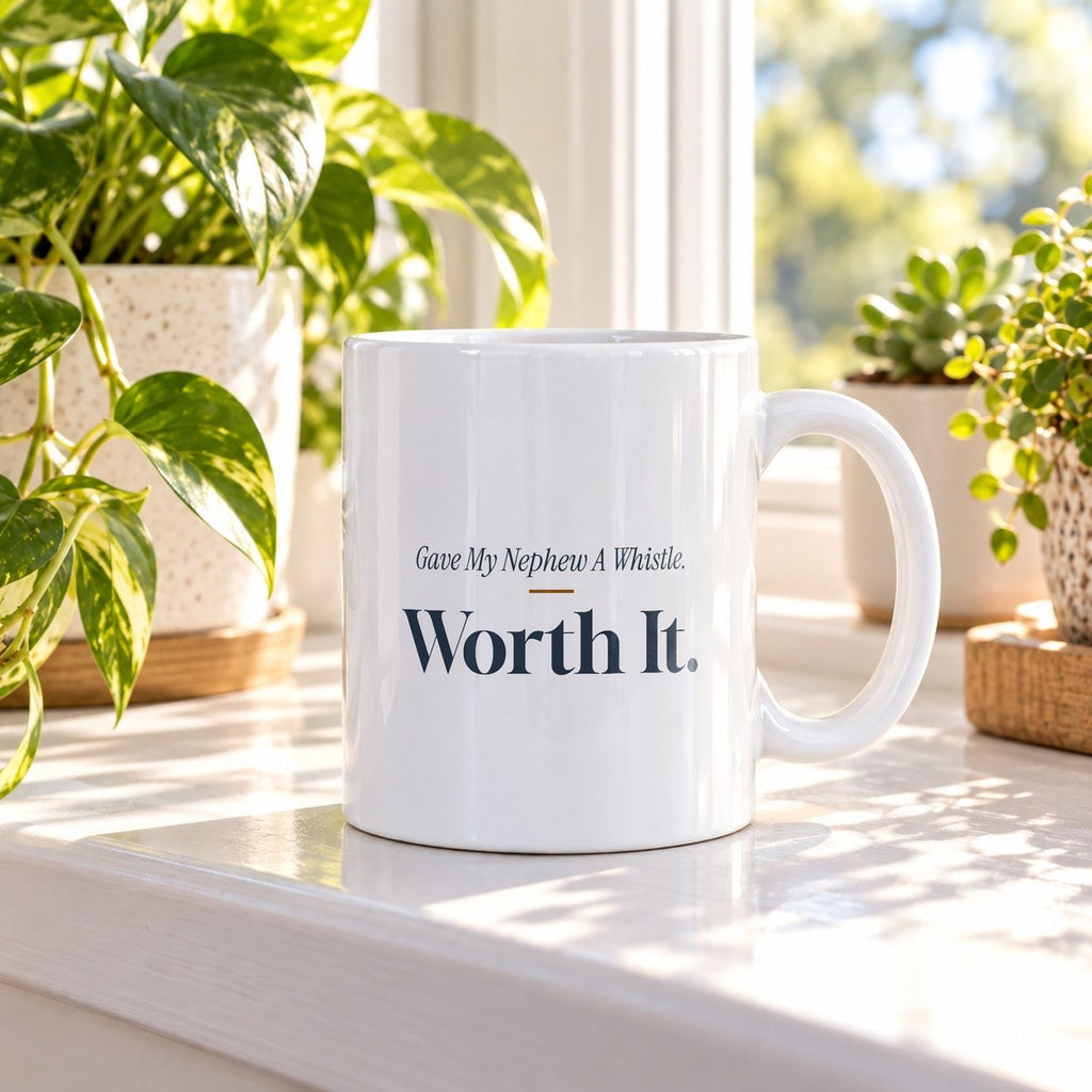 Funny Uncle Coffee Mug Gave My Nephew A Whistle Worth It - photo 3