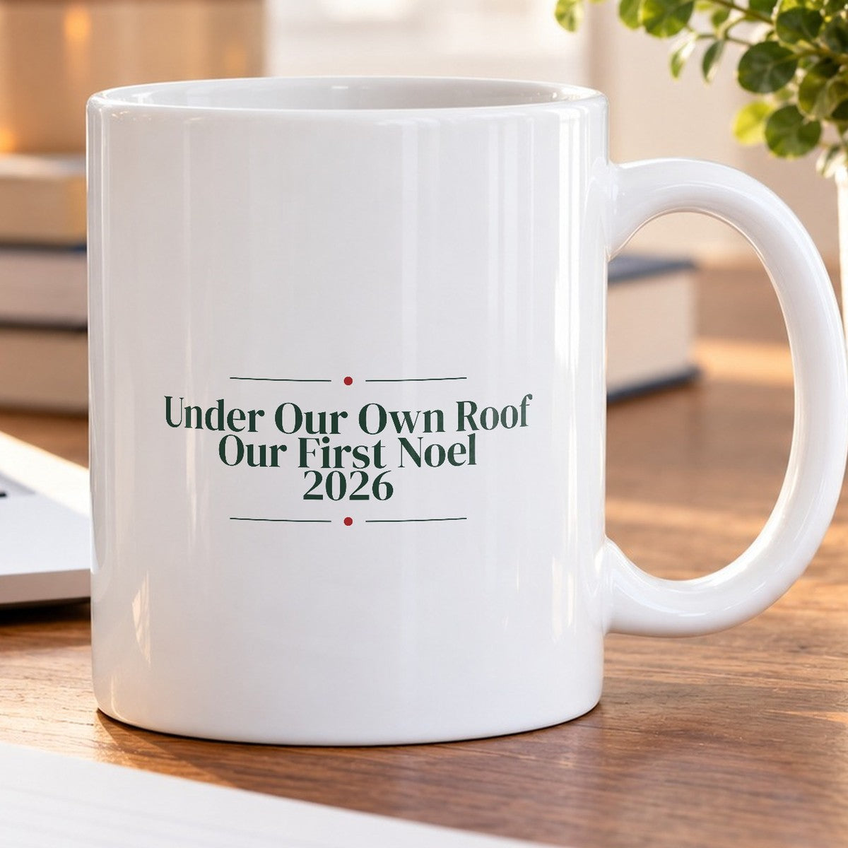 Christmas Coffee Mug Under Our Own Roof Our First Noel 2026 - photo 5
