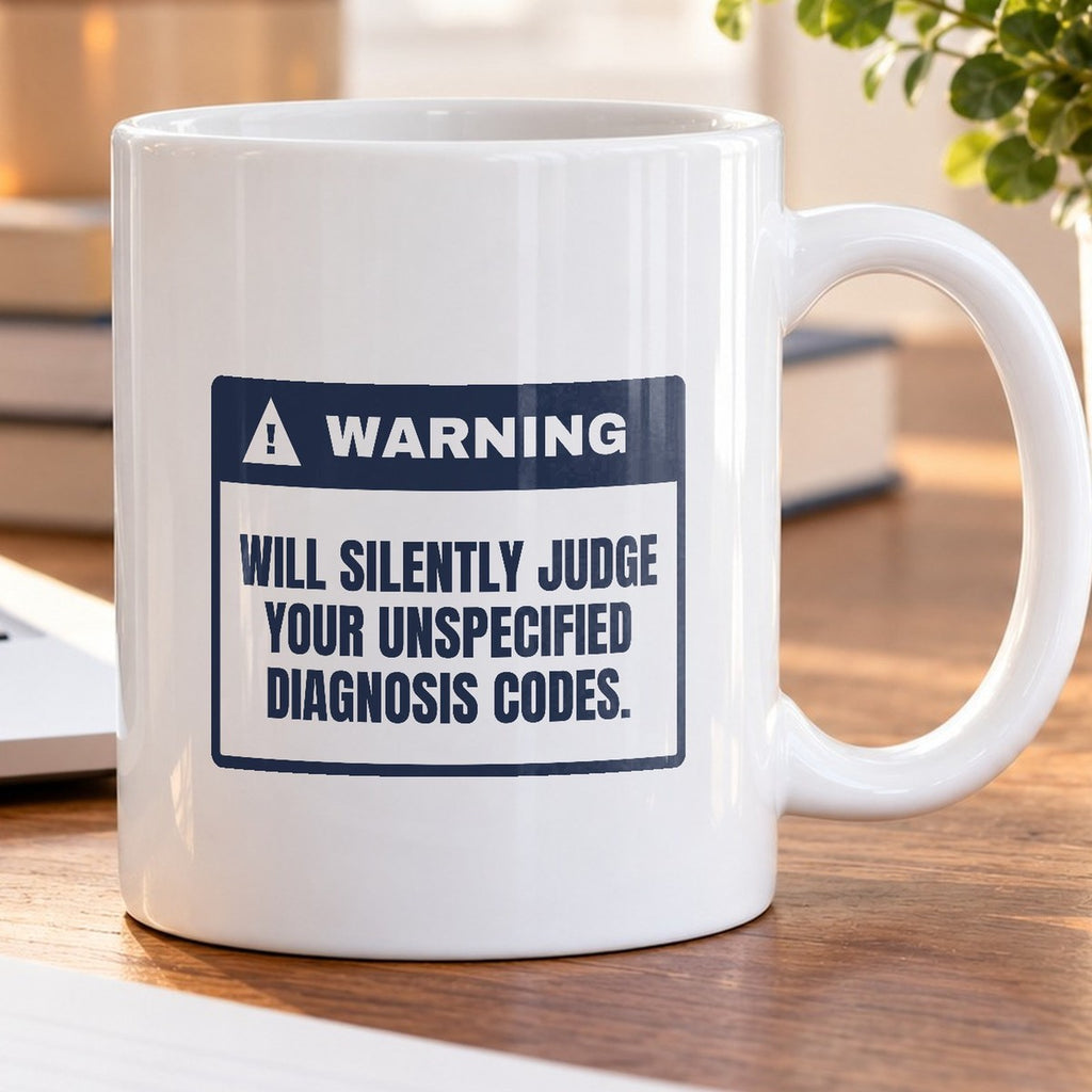 Medical Coder Coffee Mug Judges Your Unspecified Codes - photo 5