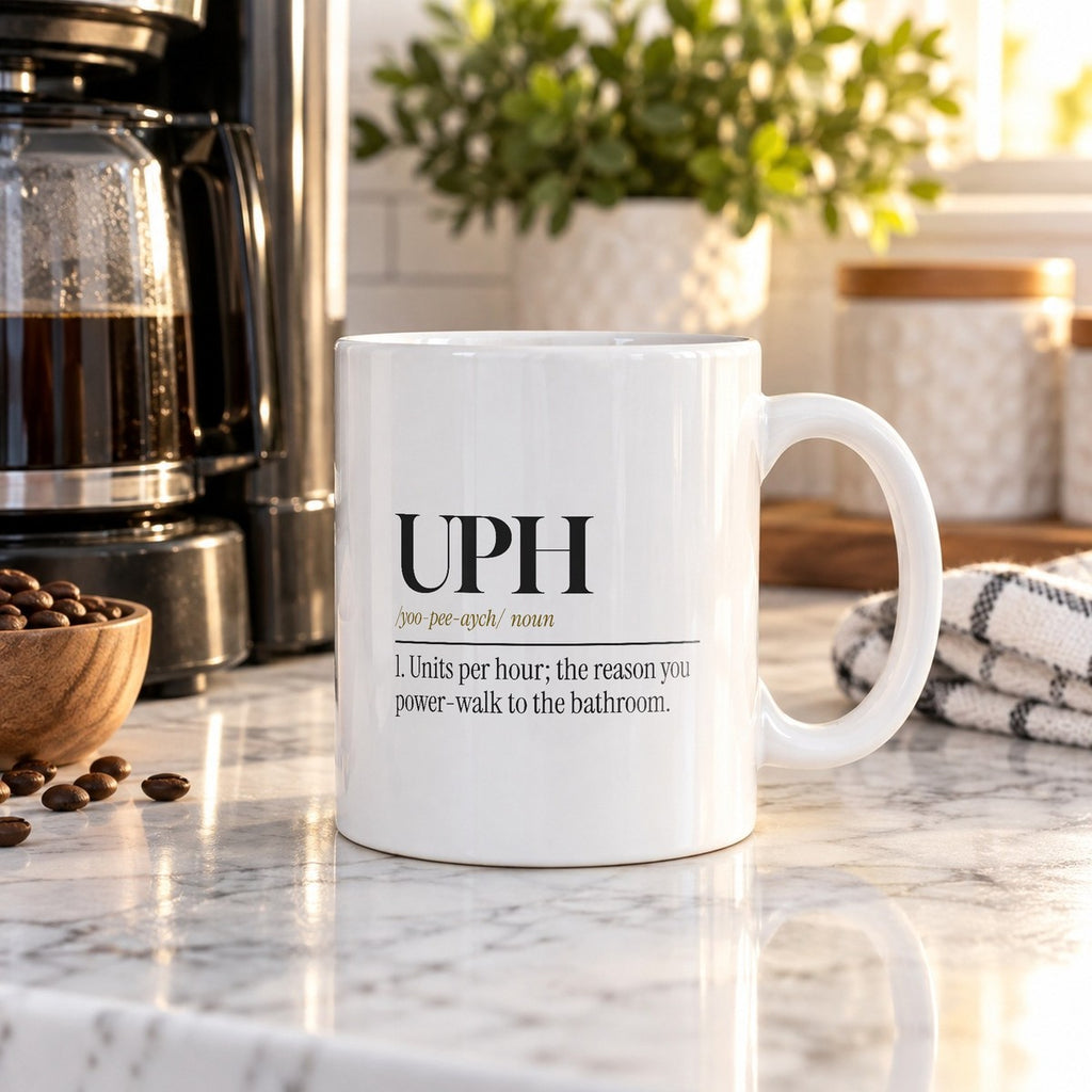 Funny Warehouse Worker Coffee Mug UPH Units Per Hour - photo 1