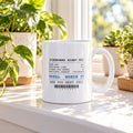 Funny Fireworks Vet Bill Receipt Coffee Mug Anxiety Meds For Dog Moms - photo 1