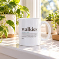 Funny Dog Dad Coffee Mug Walkies Dictionary Definition - photo 1