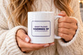 Funny Choir Coffee Mug Warming Up Lip Trills In Progress Sign - photo 1