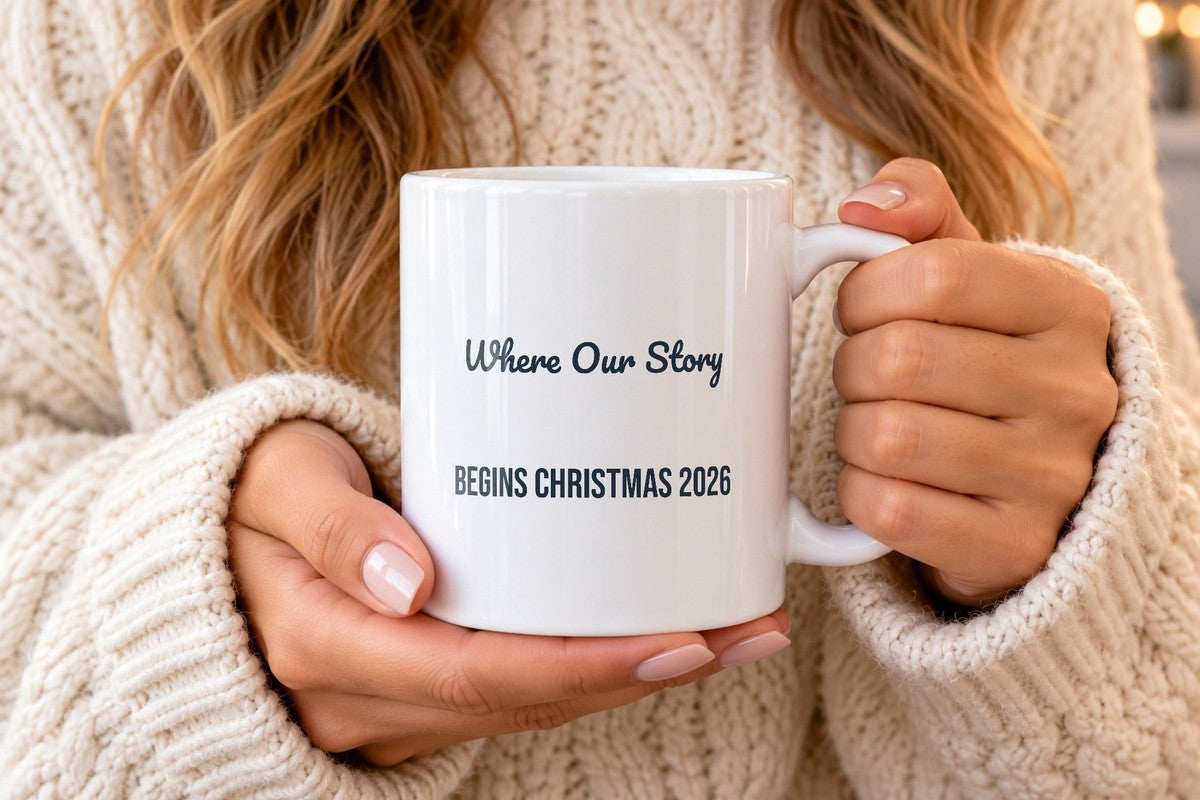 Christmas Coffee Mug Where Our Story Begins Christmas 2026 New House - photo 1