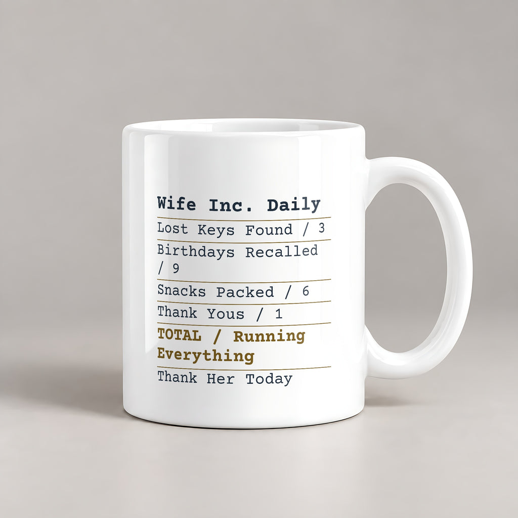 Funny Wife Coffee Mug Wife Receipt Running Everything - photo 1