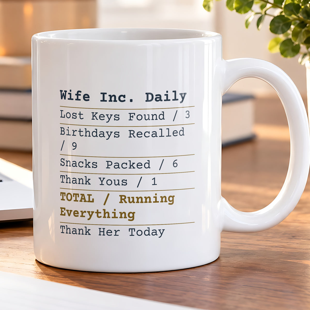 Funny Wife Coffee Mug Wife Receipt Running Everything - photo 5