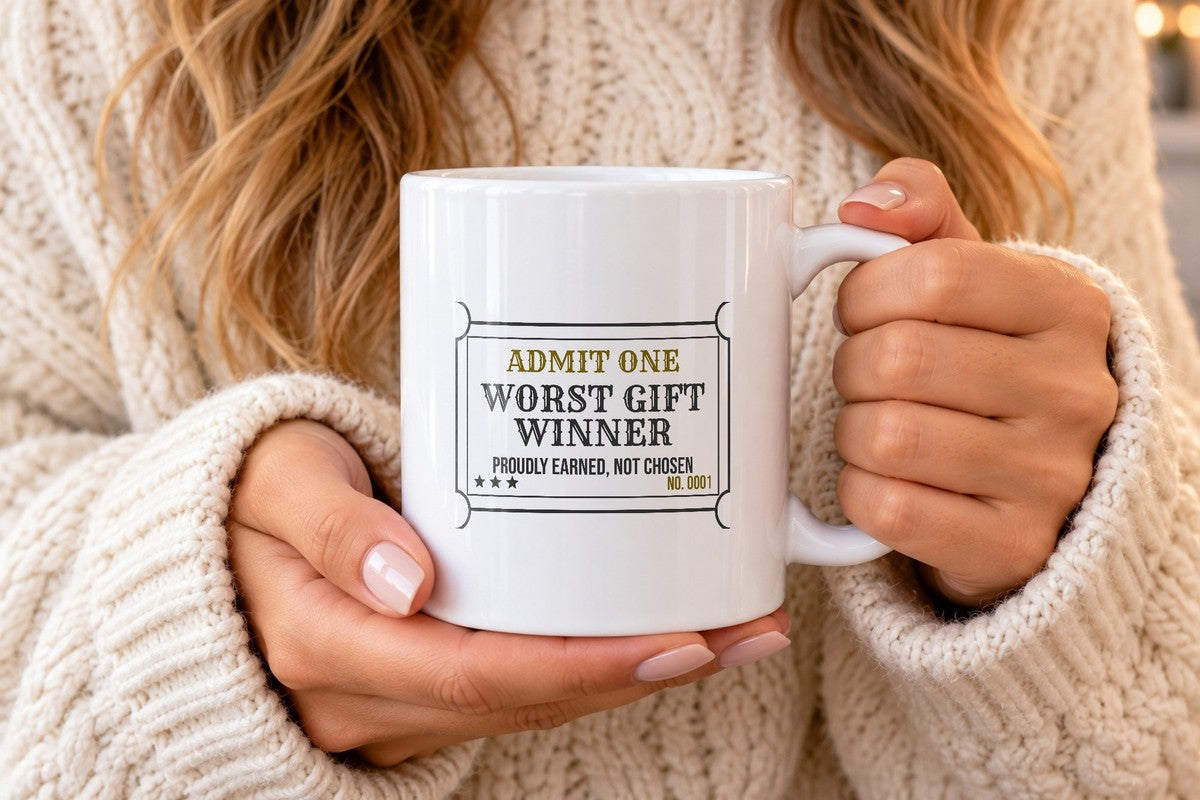 Worst Gift Winner Coffee Mug Proudly Earned - photo 3
