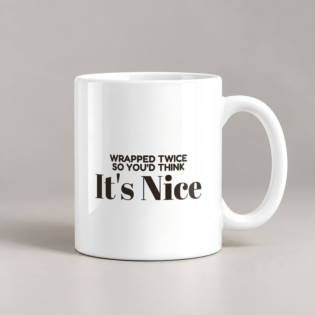 Funny White Elephant Coffee Mug Wrapped Twice So You'd Think Its Nice - photo 1