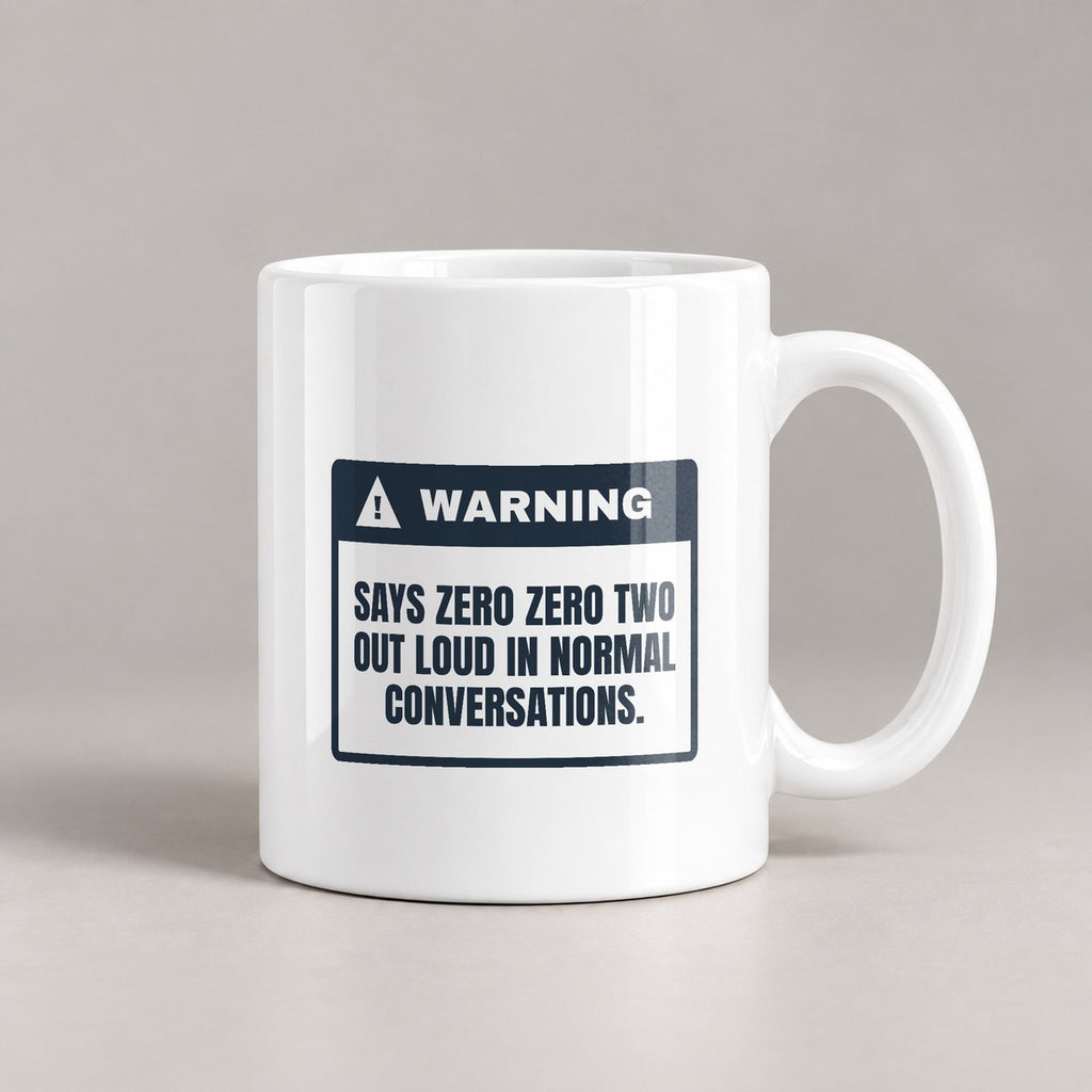 Funny Pickleball Mug Warning Zero Zero Two Said Out Loud - photo 1