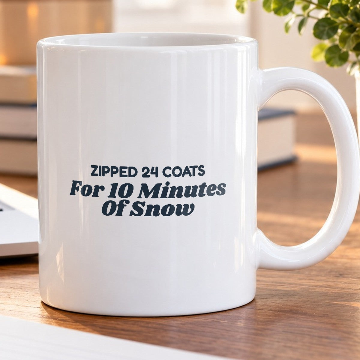 Funny Christmas Teacher Mug Zipped 24 Coats For 10 Minutes Of Snow - photo 5